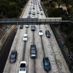 Daily traffic on an interstate