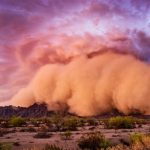 Dust storm in Arizona