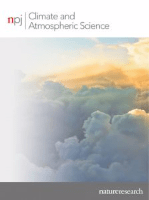 npj climate and atmospheric science cover